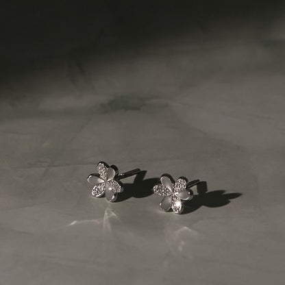 BAQLESS HONESTY FLORAL SILVER CZ-FLR-SV