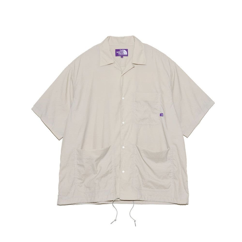 Nylon Taffeta Field S/S Shirt N25SG055_TNF PPL nanamica LGRAY
