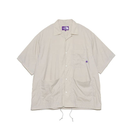 Nylon Taffeta Field S/S Shirt N25SG055_TNF PPL nanamica LGRAY