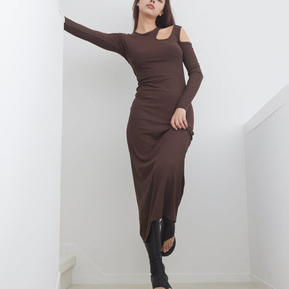 TW RIB ONE-PIECE BROWN