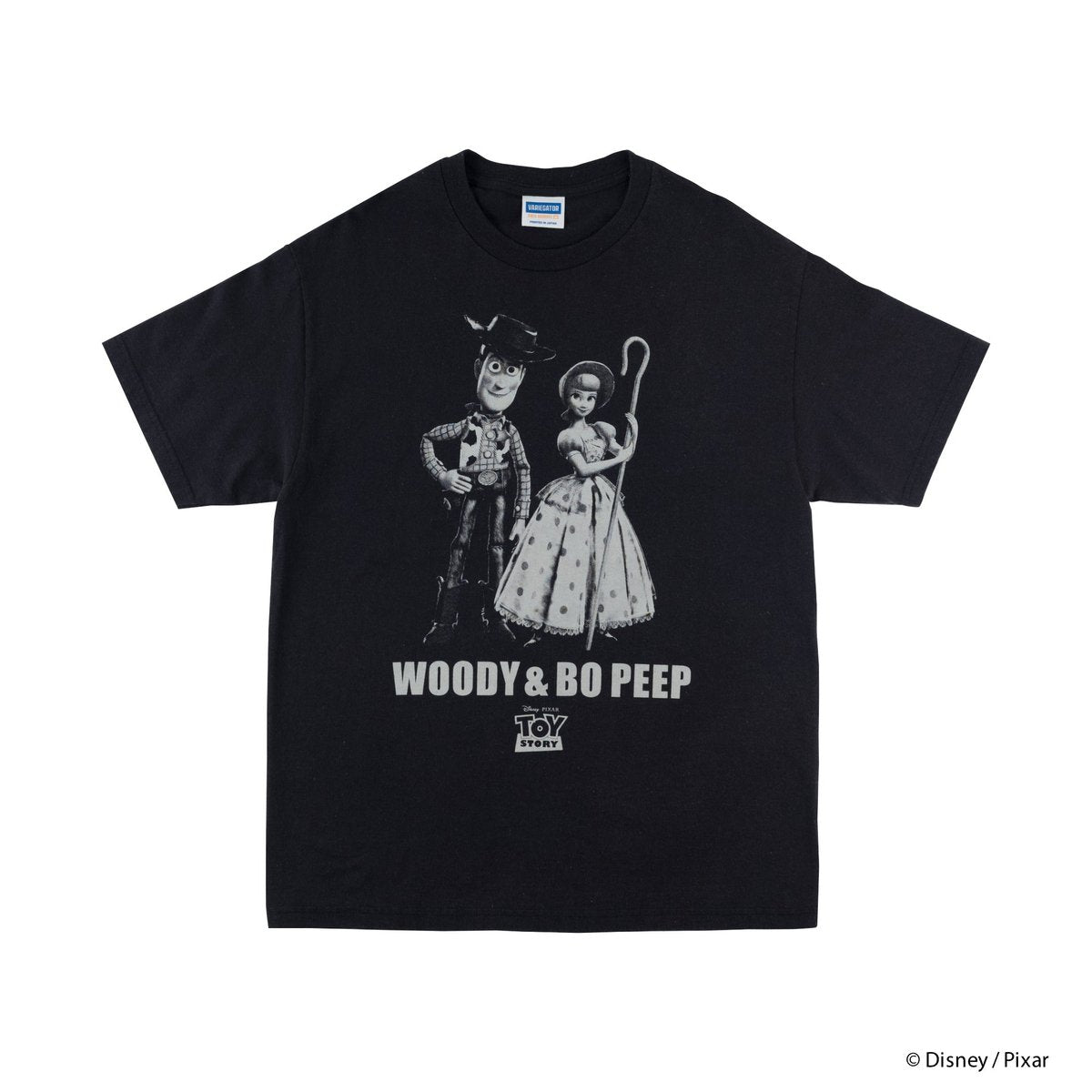 Woody Pride & Bo Peep /Tee TOY-MS-07_VARIEGATOR BLACK