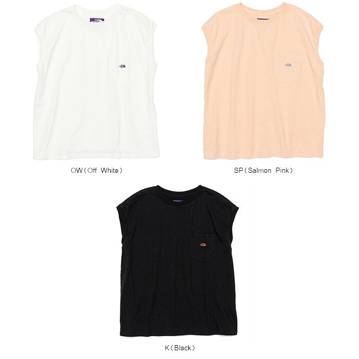 THE NORTH FACE Purple Label 7oz ノースリーブ ポケットTシャツ NTW3114N