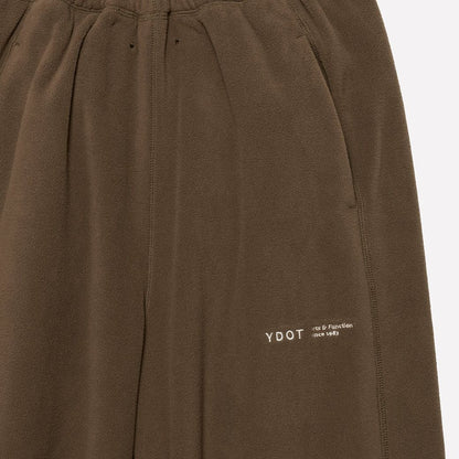 YDOT TECH FLEECE CIRCLE BUGGY PANTS Moss Brown