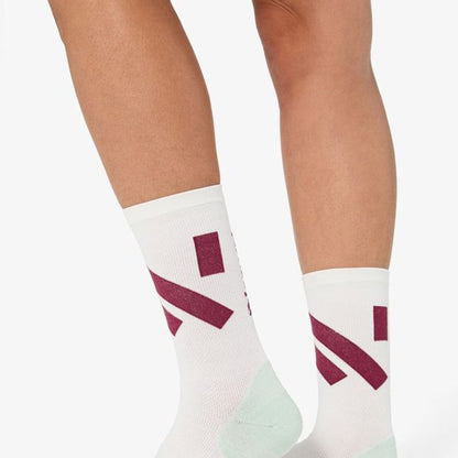 NNORMAL RUN SOCKS WH/GR