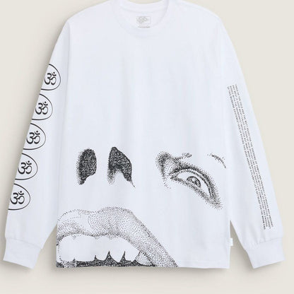 Vans ED DAVIS LS TEE Blanc de Blanc