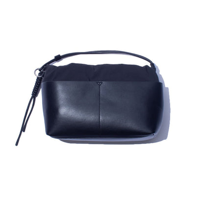 F/CE. TECH LEATHER MINI HAND POACH Black