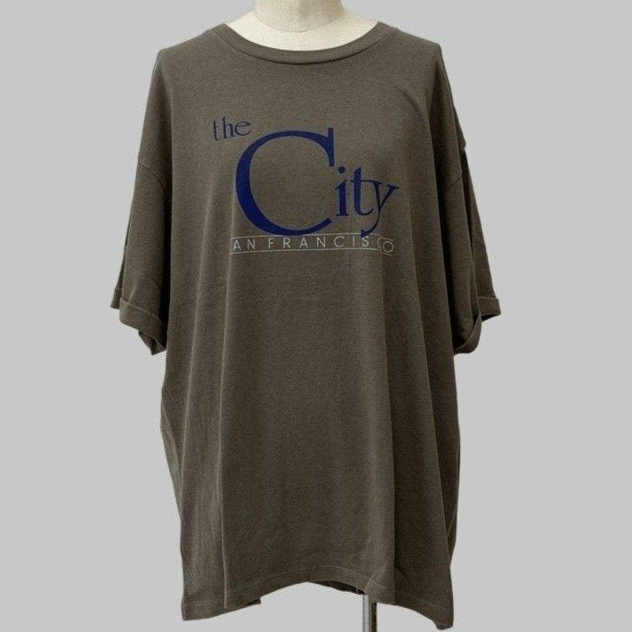 J.J MERCER THE City San Francisco_roll-up Tee（HLEX) CHARCOAL