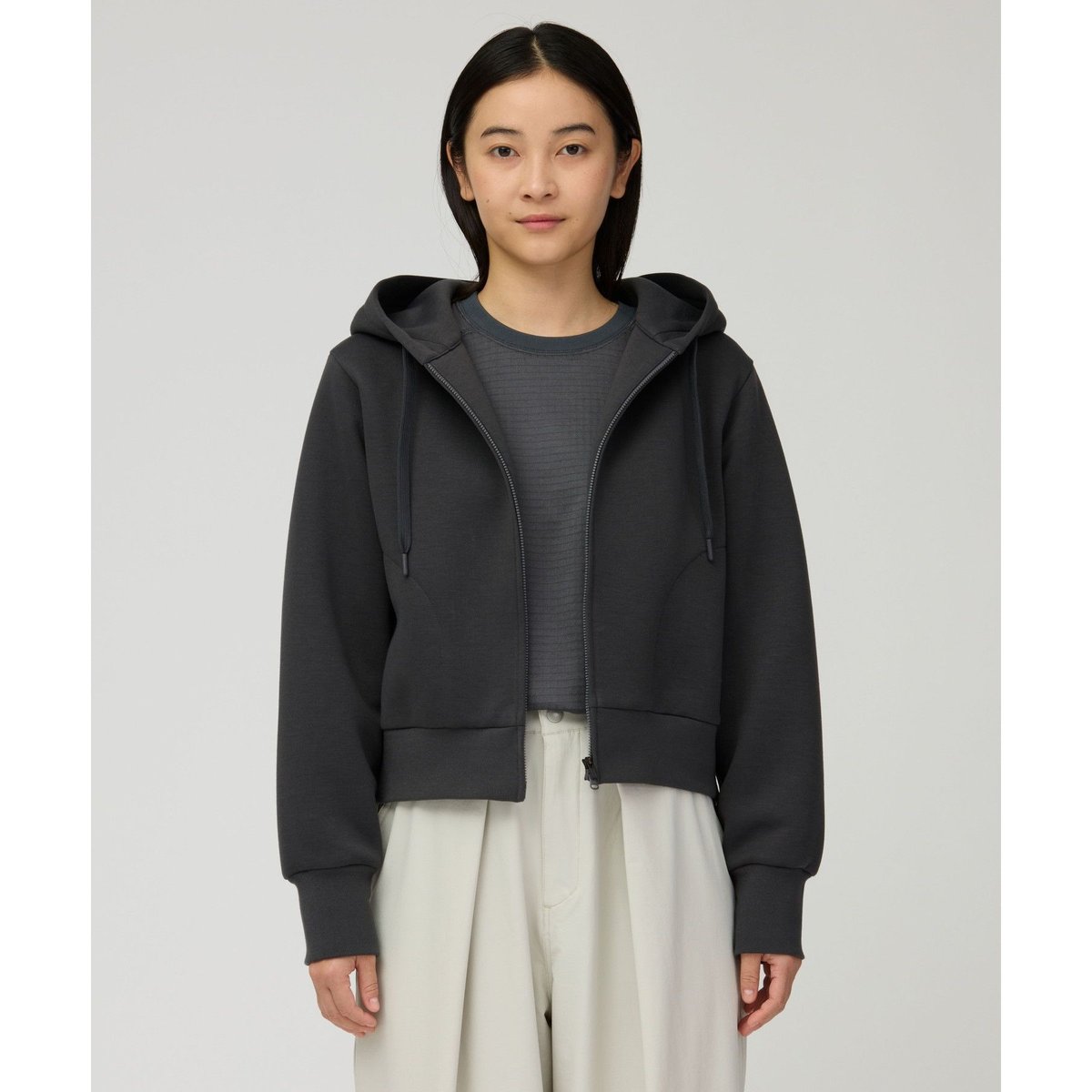 SNOWPEAK Odor Control Zip Parka W's CHARCOAL