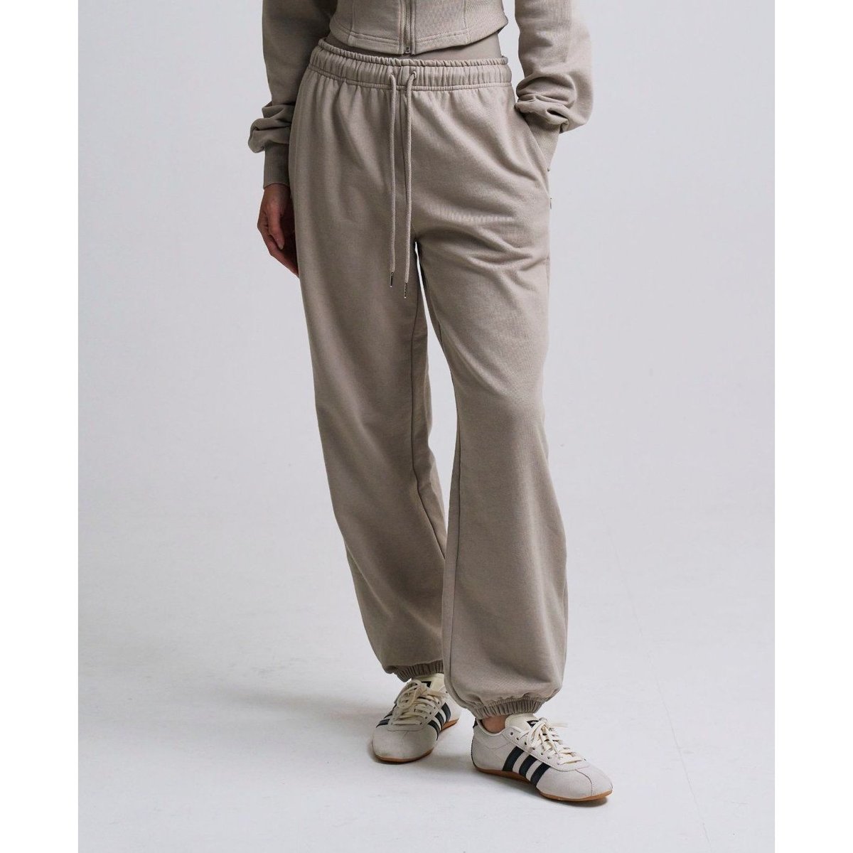DANP Soft Layered Jogger Pants BEIGE