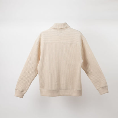 Jackman Waffle Highneck Ecru