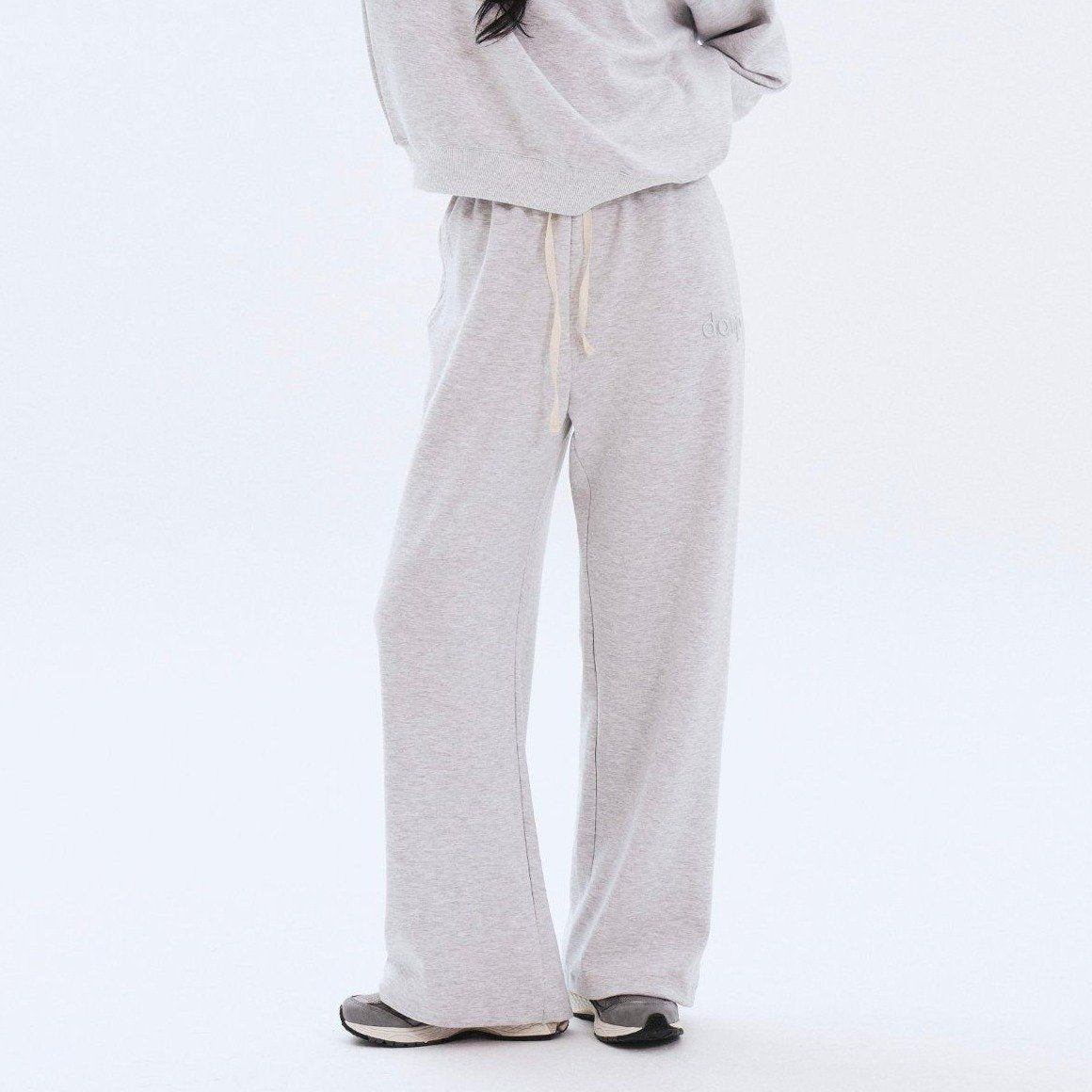 DANP Club Sweat Pants WHITE MELANGE