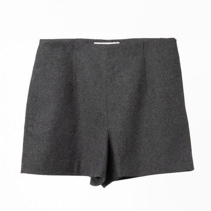 LE CLASSIC WOOL SHORT PANTS CHACOAL