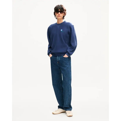KENZO MENS TULIP CLASSIC SWEATSHIRT Blue Black