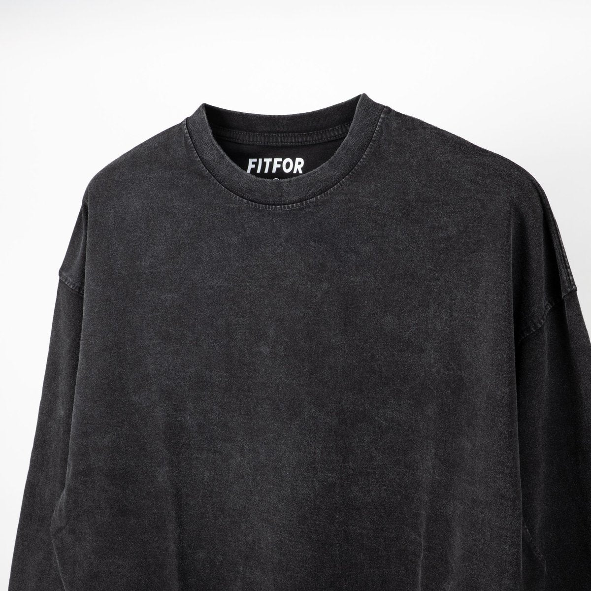 FIT FOR HEM SHAPE LONGSLEEVE TEE (EDDY JERSEY)(HLEX)