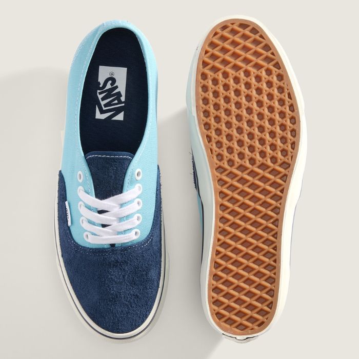 Vans PREMIUM オーセンティック SUEDE/CANVAS Dress Blue/Aquatic Blue