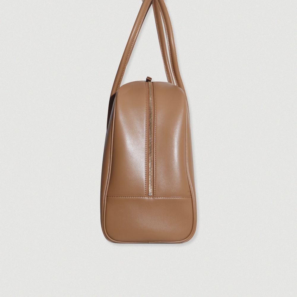 KOMOREBI MUSEUM LEATHER BAG IVORY