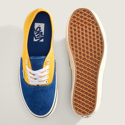 Vans PREMIUM オーセンティック image number 2 PREMIUM SUEDE/CANVAS True Blue/Sunny Yellow