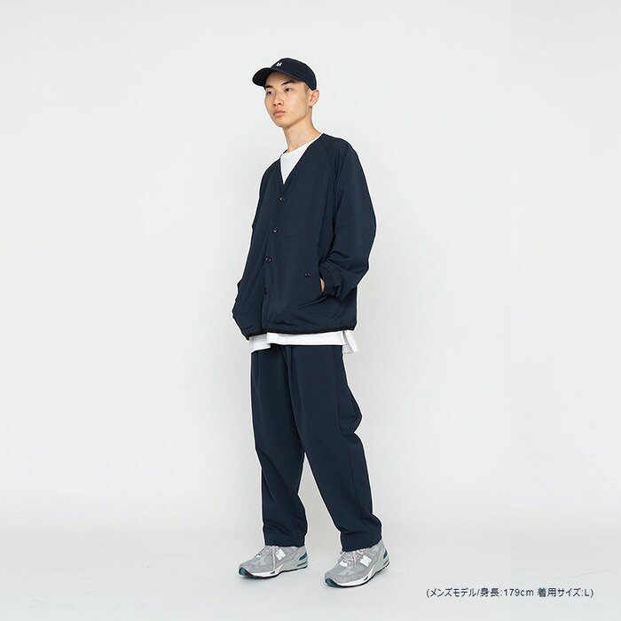 SUHS328 ALPHADRY CARDIGAN アルファドライ カーディガン_NANAMICA NAVY