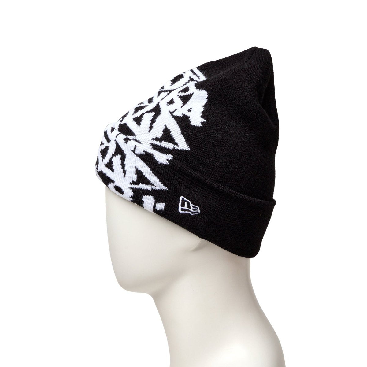 NEW ERA BASIC CUFF KNIT TAGGING LOGO BLK