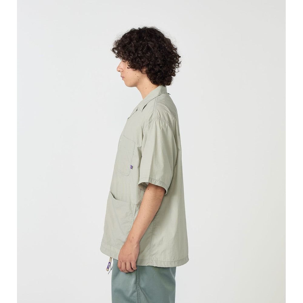 Nylon Taffeta Field S/S Shirt N25SG055_TNF PPL nanamica LGRAY