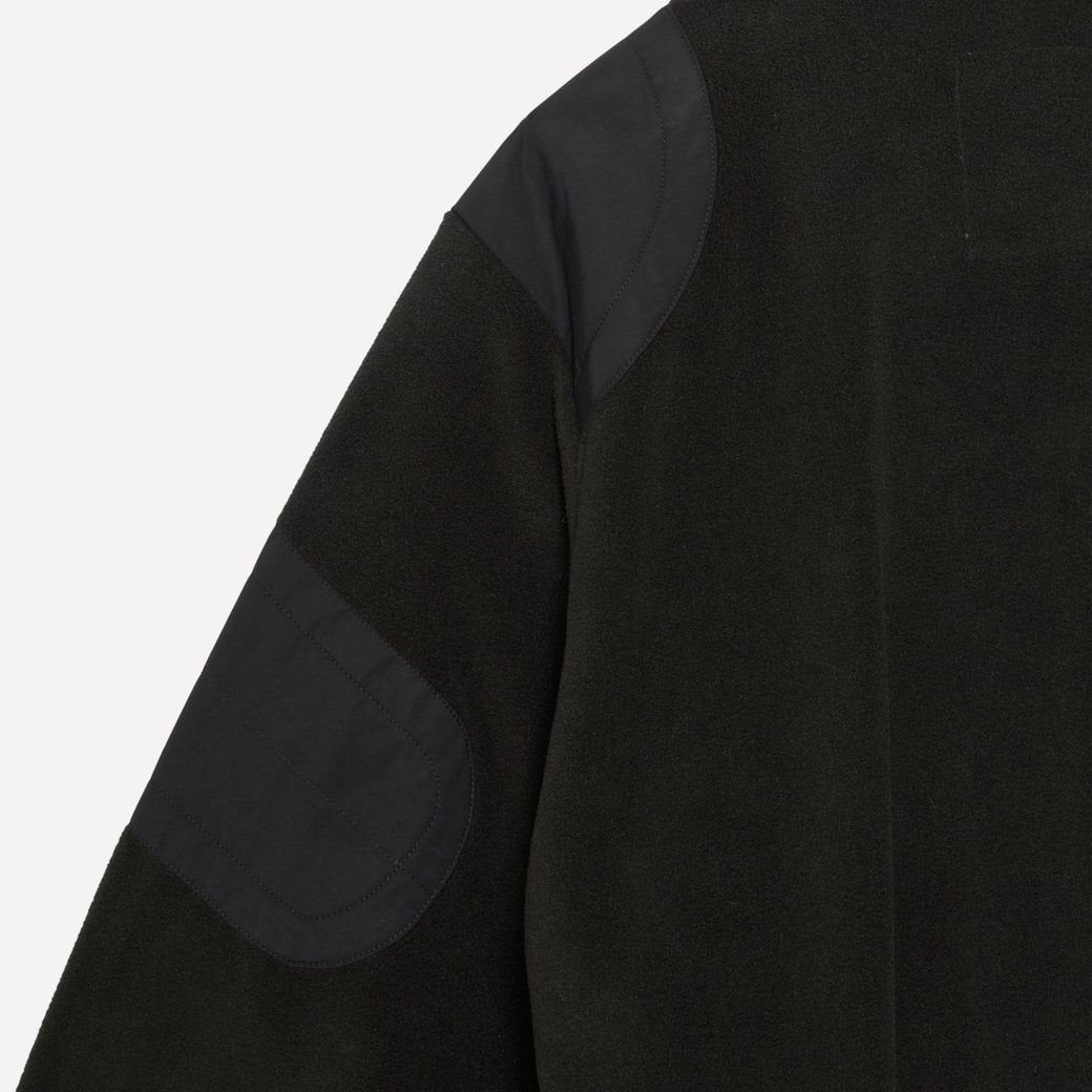 YDOT TECH FLEECE PATCHED JACKET Black