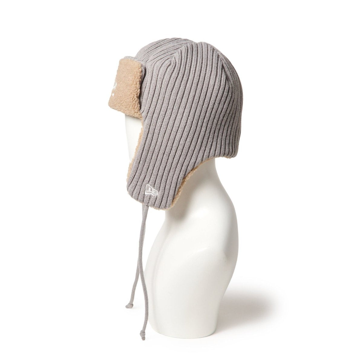 NEW ERA KNIT TRAPPER LOSDOD RIB KNIT GRY