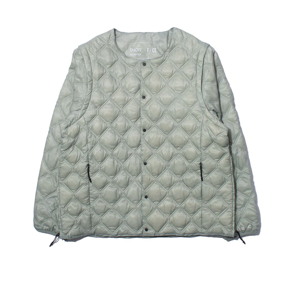 F/CE. TAION BY 2WAY PACKABLE INNER DOWN Green