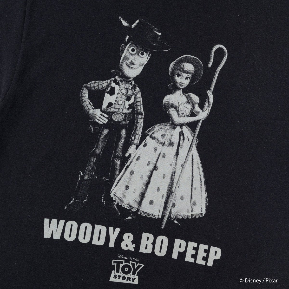 Woody Pride & Bo Peep /Tee TOY-MS-07_VARIEGATOR BLACK