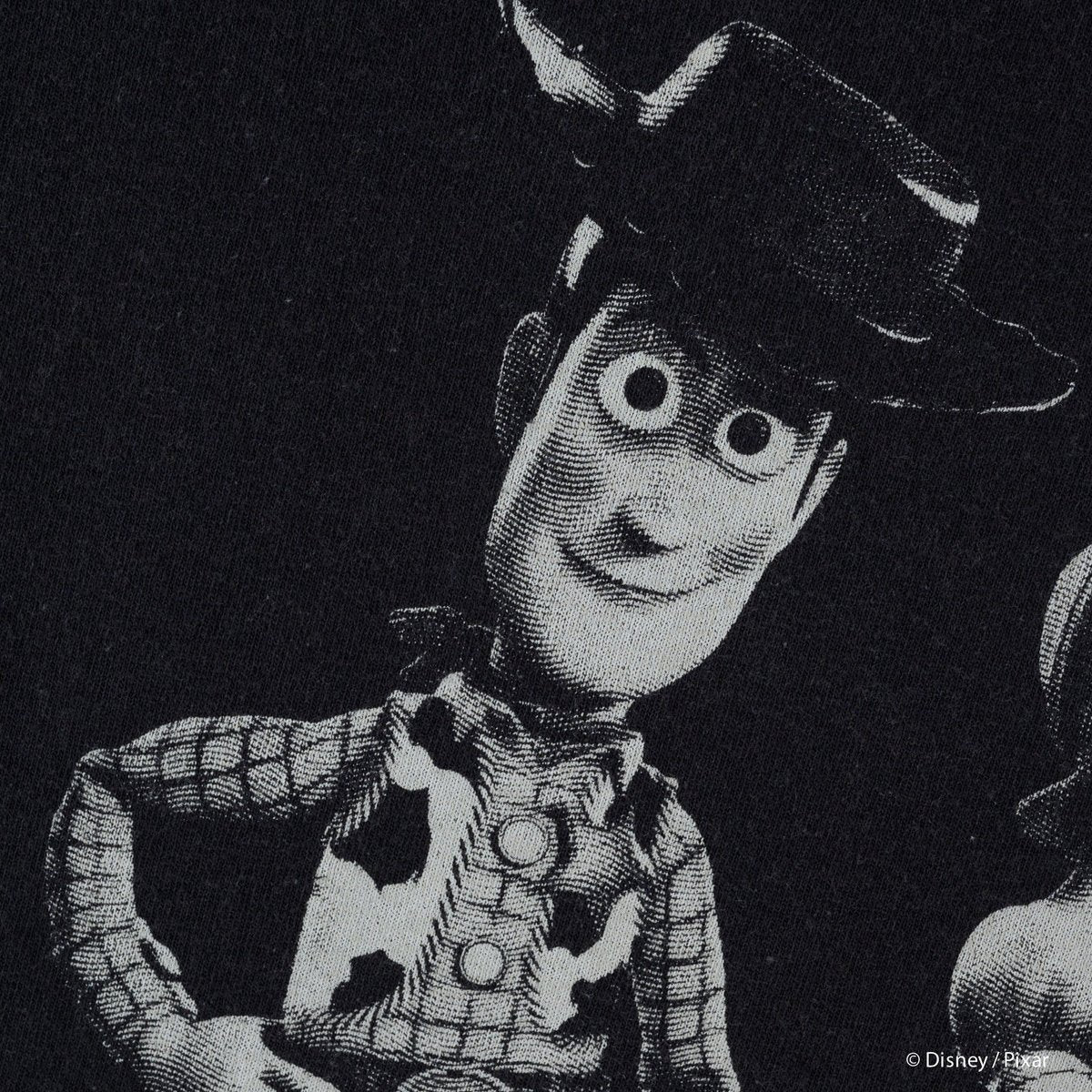 Woody Pride & Bo Peep /Tee TOY-MS-07_VARIEGATOR BLACK
