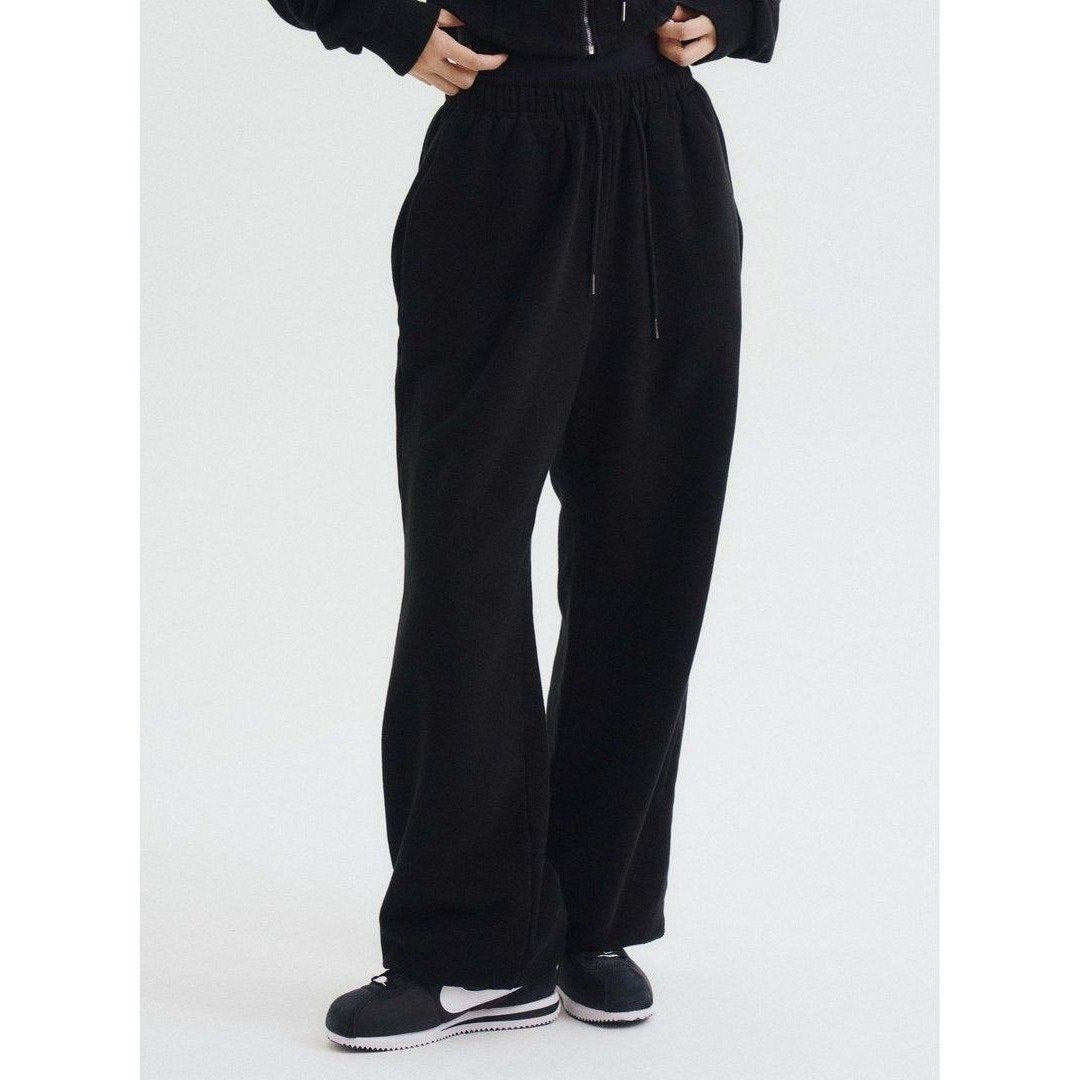 DANP Soft Layered Jogger Pants BLACK