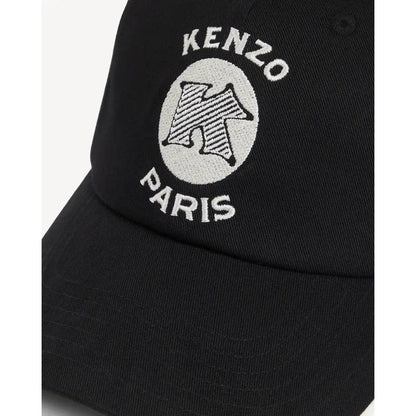KENZO EMBLEM EMBROIDERY CAP Black