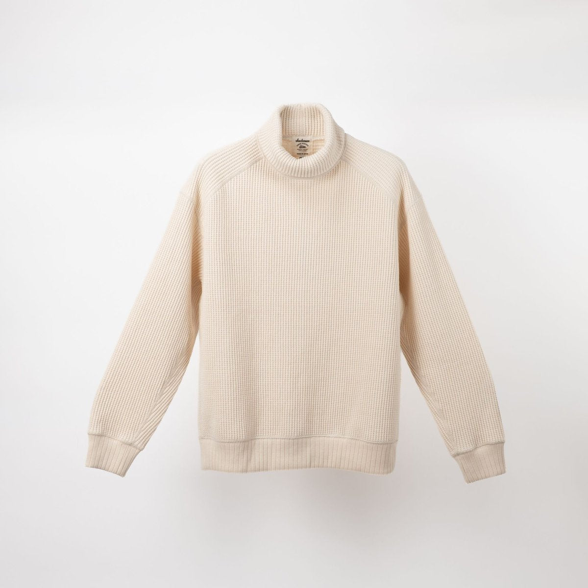 Jackman Waffle Highneck Ecru