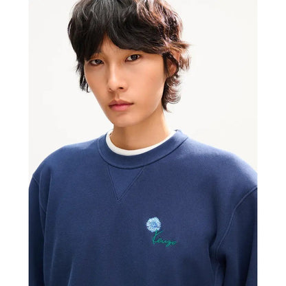 KENZO MENS TULIP CLASSIC SWEATSHIRT Blue Black