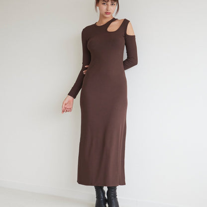 TW RIB ONE-PIECE BROWN