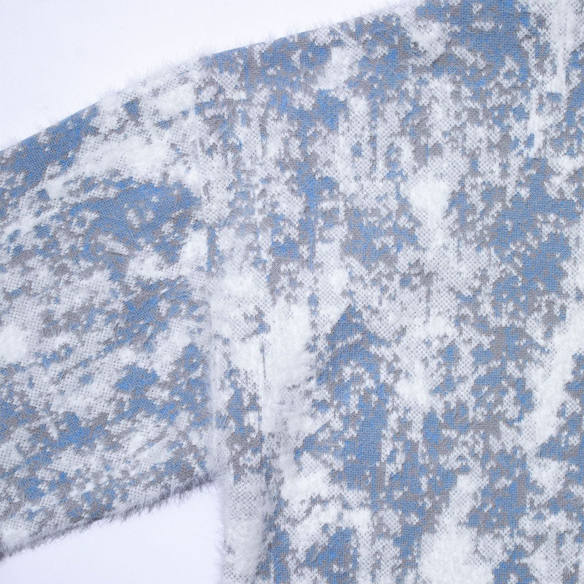 F/CE. FINNISH LANDSCAPE SOLOTEX KNIT - FOREST WHITE/BLUE
