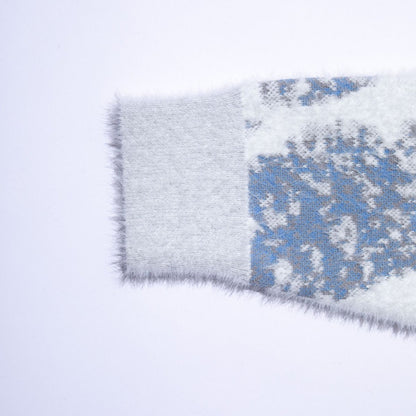 F/CE. FINNISH LANDSCAPE SOLOTEX KNIT - FOREST WHITE/BLUE