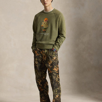 RALPH LAUREN POLO BEAR CREW NECK SW CRUISE OLIVE