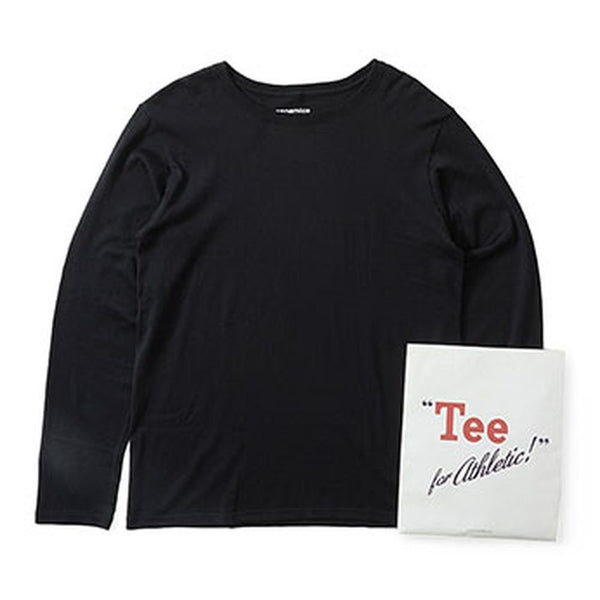 NANAMICA ・ メンズ ナナミカ ループウィール クールマックス ジャージー ロングスリーブ ティー/ブラック/ / Loopwheel COOLMAX Jersey L/S Tee/Black #ロンT シンプル SUHF146