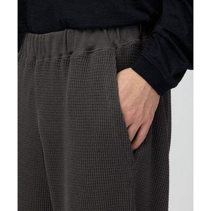 SNOWPEAK Heavyweight Waffle Pants CHARCOAL
