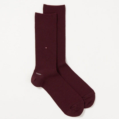 YUQRI Satin wooly burgundy