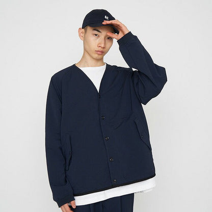 SUHS328 ALPHADRY CARDIGAN アルファドライ カーディガン_NANAMICA NAVY