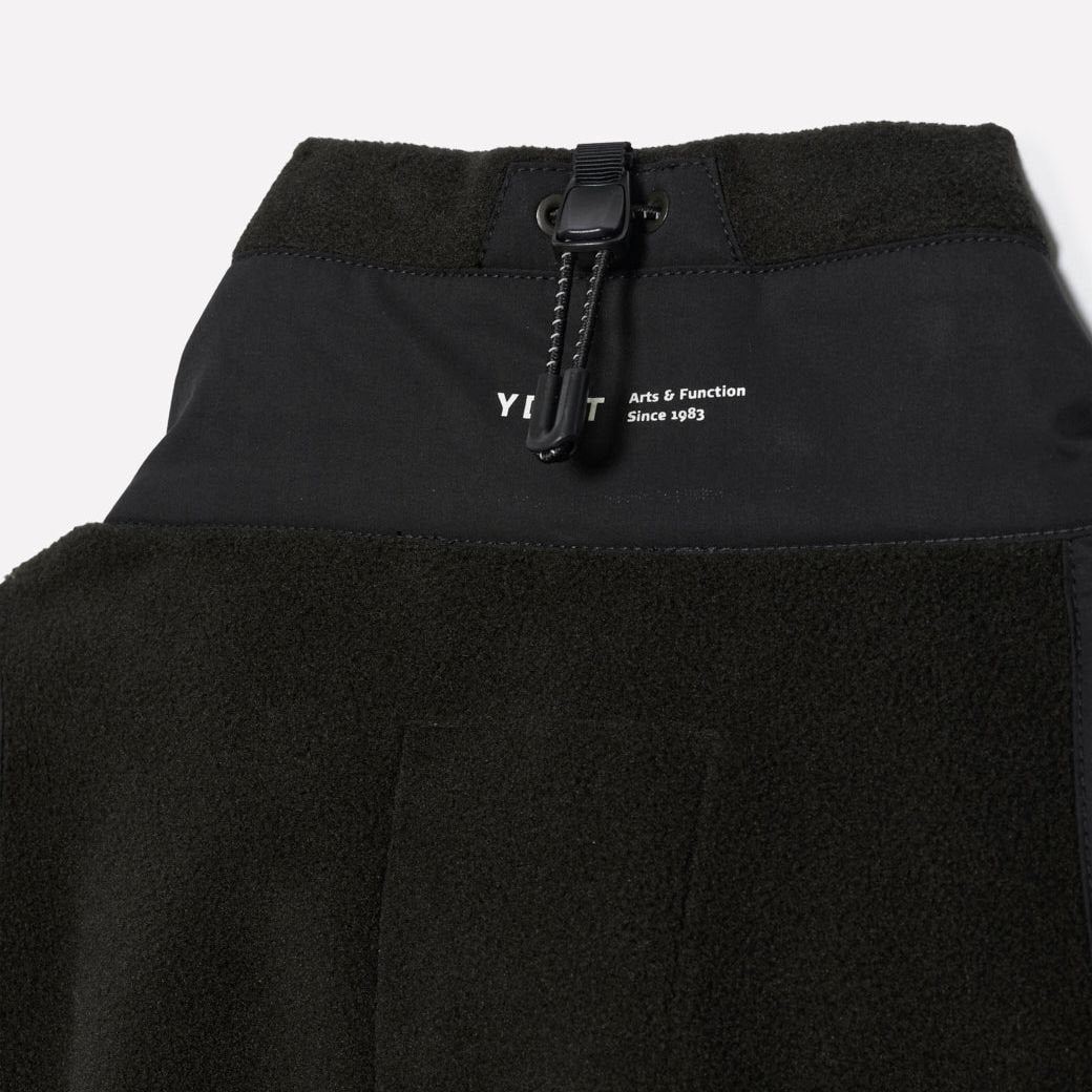 YDOT TECH FLEECE PATCHED JACKET Black