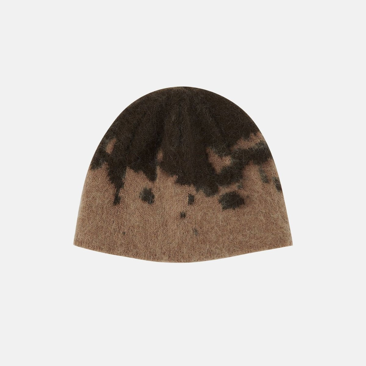 Gramicci MOHAIR SPLATTER BEANIE TAUPE SPLATTER