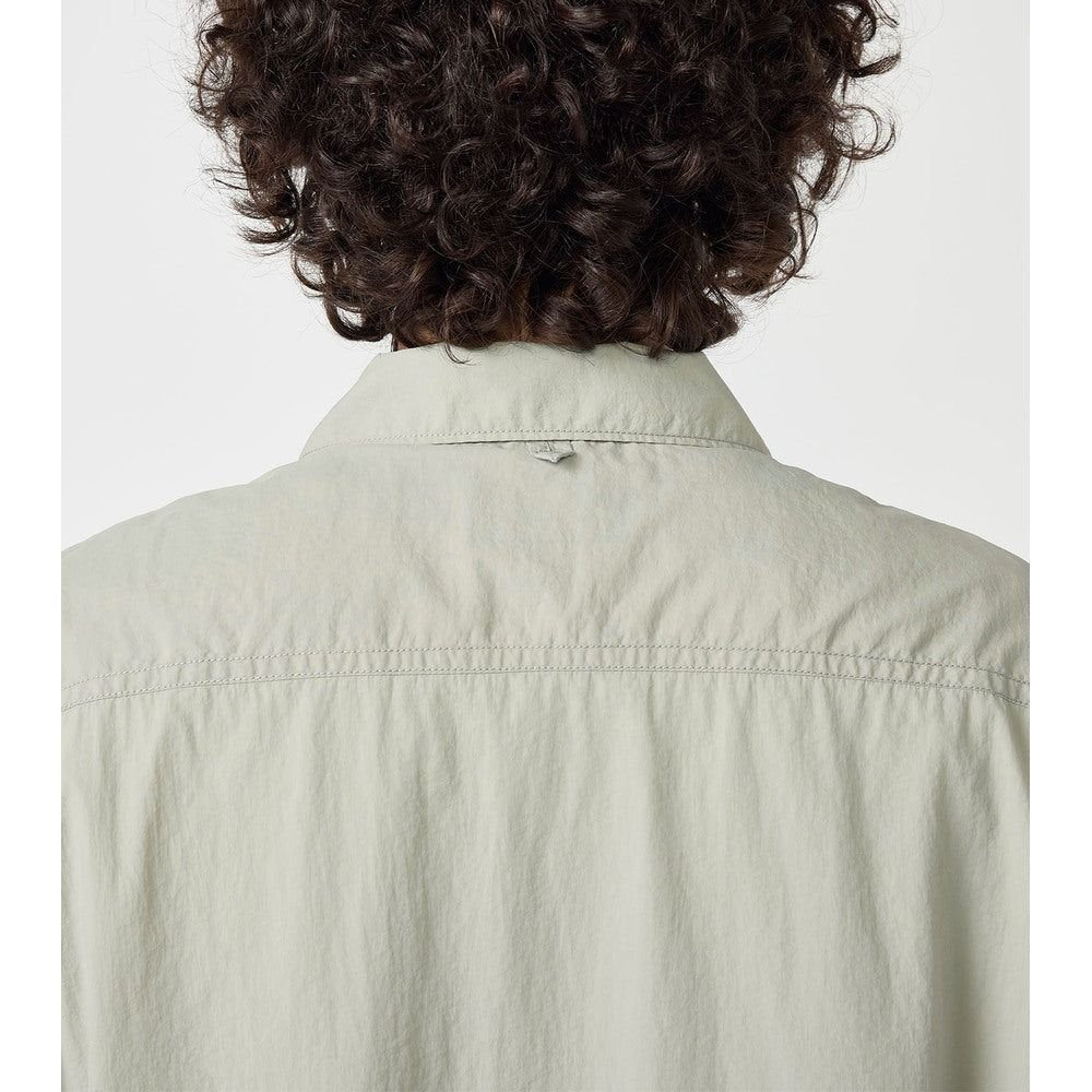 Nylon Taffeta Field S/S Shirt N25SG055_TNF PPL nanamica LGRAY
