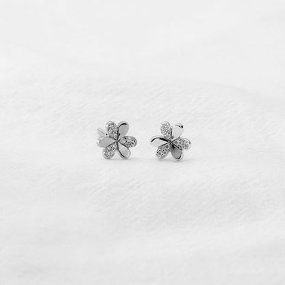 BAQLESS HONESTY FLORAL SILVER CZ-FLR-SV