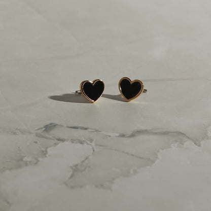 BAQLESS AMITY NOIR HEART GOLD AM-NRHT-YG