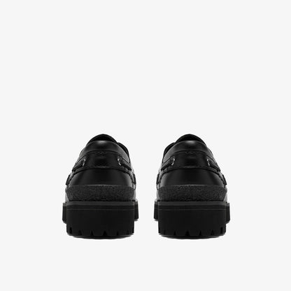 CLARKS Yukoner Boat Black Leather
