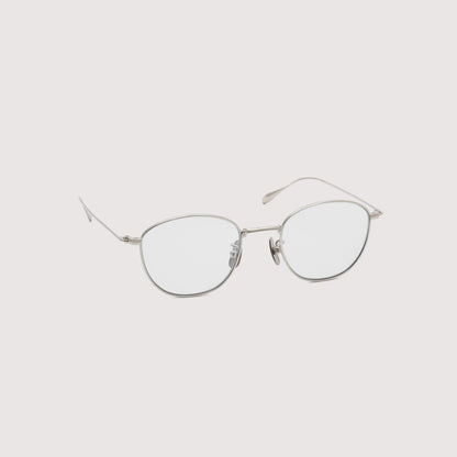 NOCHINO OPTICAL KOUGETSU #1 PLUTINUM SILVER x CLEAR TO D.GREY