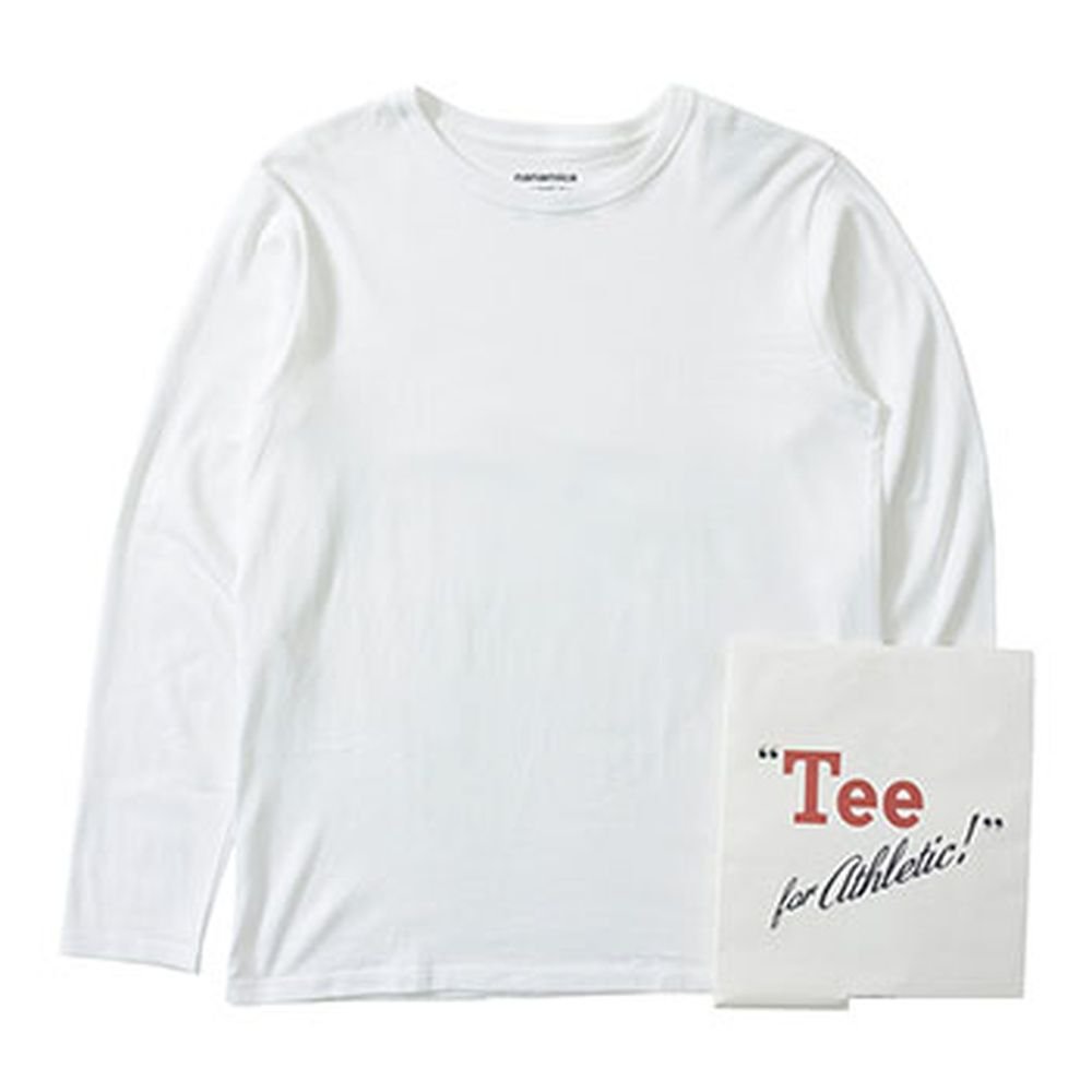 NANAMICA ・ メンズ ナナミカ ループウィール クールマックス ジャージー ロングスリーブ ティー/ブラック/ / Loopwheel COOLMAX Jersey L/S Tee/Black #ロンT シンプル W WHITE