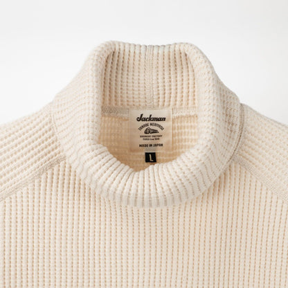 Jackman Waffle Highneck Ecru